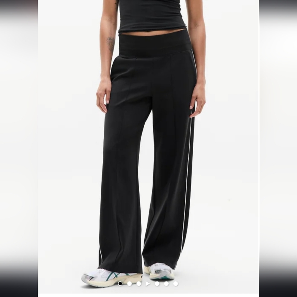 Athleta Venice High Waisted Track Wide-Leg Women's Pants - Picture 2 of 7